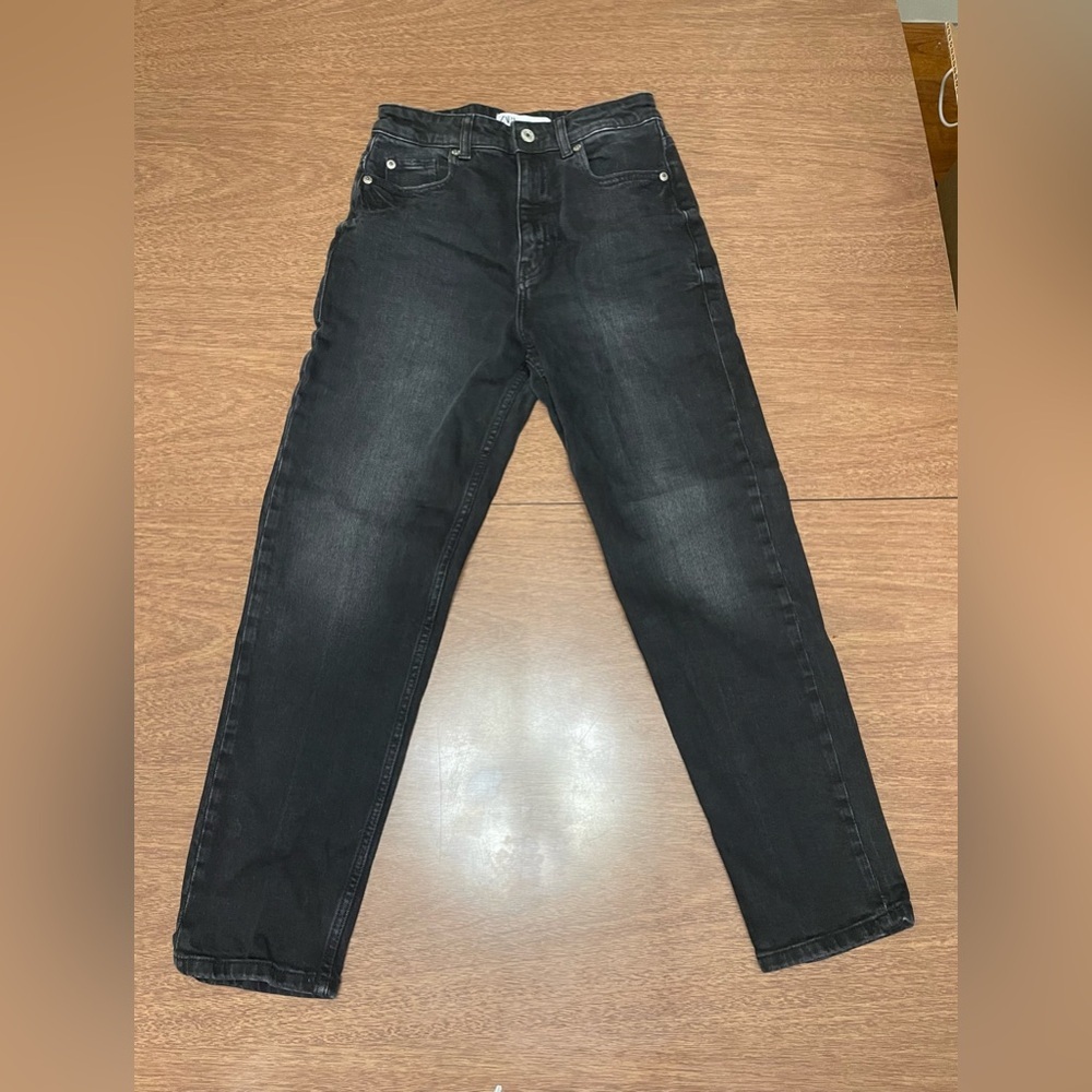 Black Zara Straight Leg Jeans